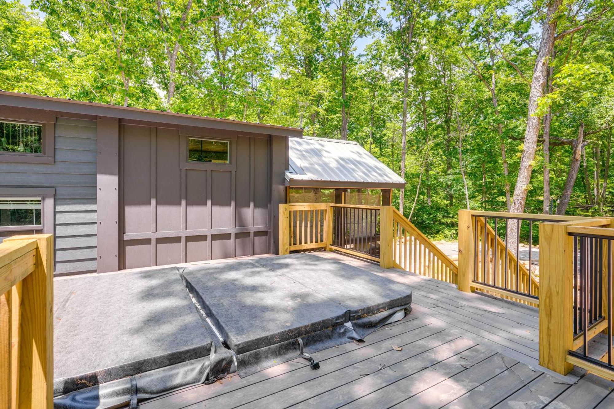 Monteagle Cabin With Swim Spa, Sauna And Fire Pit! Exteriér fotografie