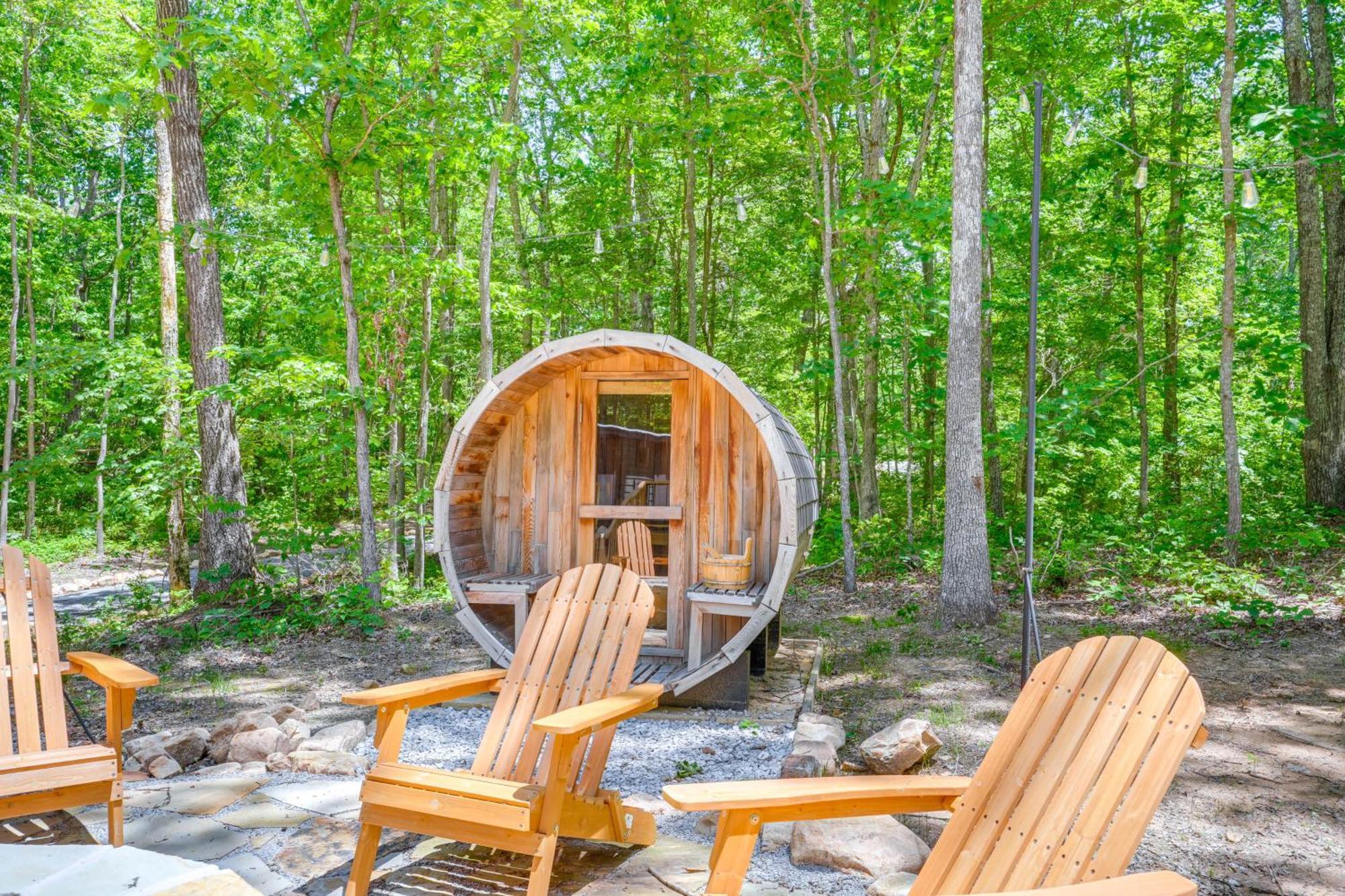 Monteagle Cabin With Swim Spa, Sauna And Fire Pit! Exteriér fotografie