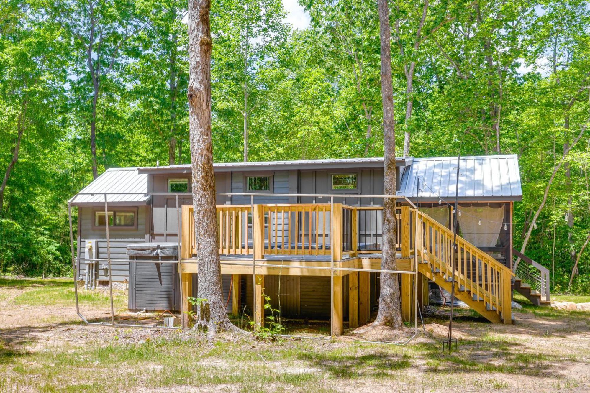 Monteagle Cabin With Swim Spa, Sauna And Fire Pit! Exteriér fotografie