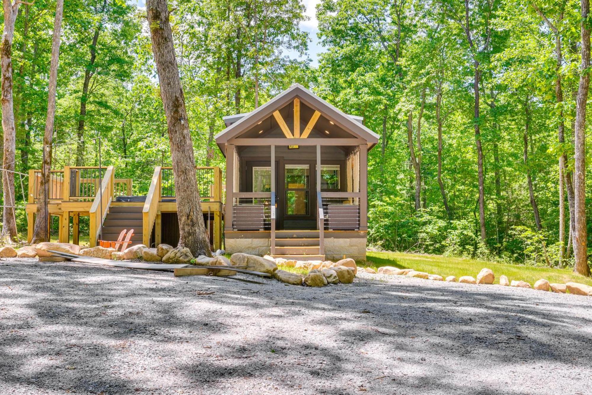 Monteagle Cabin With Swim Spa, Sauna And Fire Pit! Exteriér fotografie